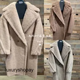 Maxmaras Teddy Bear Coat Womens Cashmere Coats Maxmaras 23 Autumnwinter Nuevo Camel Fleece Flip Flip