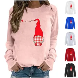 Hoodies femininos em torno do pescoço manga longa dos namorados velo cabido jaqueta feminina quarto zip camisola mais volta impressão