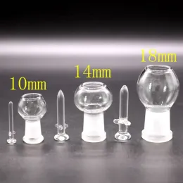 10mm 14mm 18mm bols en verre dôme clou pour bang narguilés fumer bol mâle femelle domenail BJ