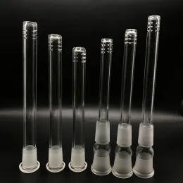 Shisha-Zubehör Mehrere Größen Glasbongs Downstem Wasserpfeifen Down Stem 18-14 mm 14 mm 18 mm für Pipe Dab Oil Rig Beaker BJ