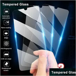 Handy-Displayschutzfolien 3 Stück gehärtetes Glas für Huawei Mate 30 20 10 Lite 20X Sn Protector auf P30 P Smart Z Schutzfolie L23 Dhjbx