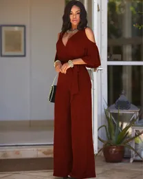 Kvinnors sommar jumpsuit kort ärm eleganta jumpsuits långa breda benbyxor hög midja casual bodysuit mode overall lous 240112