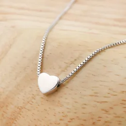 Pendanthalsband SMJEL Fashion Heart For Women Tiny Necklace Gift Friendship Jewelry Collane Collar SYXL062