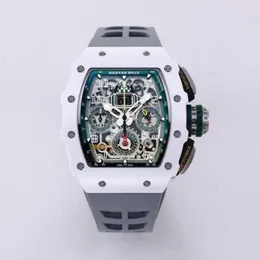 ontwerper Richa Miles polshorloges RM11-03 chronograaf keramiek automatisch mechanisch high-end horloge uhr montre de luxe waterdicht met doos MBPH