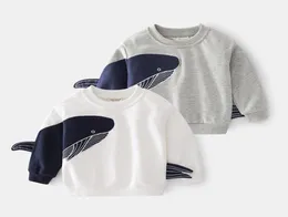 Hoodies Sweatshirts Boys Kids Sweatshirt for Autumn Spring Long Sleeve Cartoon Whale Tops Tops Pullover Clothers7633041