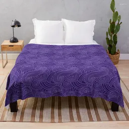Blankets Midnight Tali Throw Blanket Brand Summer Cottons Luxury Designer Furry