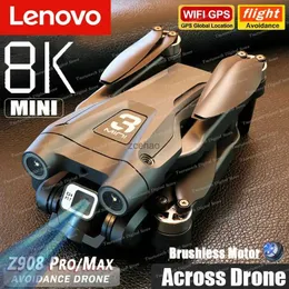 بدون طيار Lenovo Z908Pro Max Drone 4K Professional Brushless 8K HD Aerial Photography WiFi FPV التجنب عقبة التدفق البصري Quadcopter