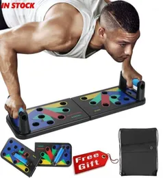 Power Press Push Up Muscle Board System Pushup Stands Foldble Board12664206