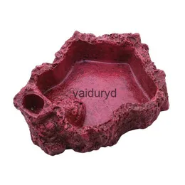 Reptile Supplies Crawler Pet Feeder Bowl Basin Resin Non-toxic Food Water Pot Reptile Turtle Tortoise Scorpion Lizard Crabs Pets Suppliesvaiduryd