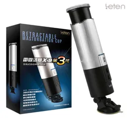 LETEN Pistão USB Carregado 0380 Minutos Super Rápido Retrátil Totalmente Automático Masculino MasturbatorSex Máquina Brinquedos Sexuais Para Homem D1811052227165