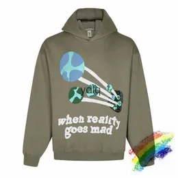 Erkek Hoodies Sweatshirts Erkek Polos Kıran Gezegeni Gerçek Gerçek Gittiğinde Erkekler İçin Çılgın Hoodie Kadınlar Büyük Boyutlu Kazanmalar Hoodedyolq