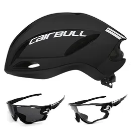 Cairbull speed ciclismo capacete de corrida da bicicleta estrada aerodinâmica capacete pneumático dos homens esportes aero capacete casco ciclismo240111