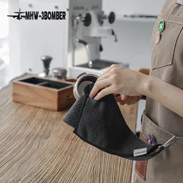 MHW3BOMBER Fast Absorbent Towel Rag Cafe Bar Counter Cleaning Tools Coffee Machine Towels Barista Kitchen Accessories 240111