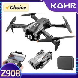 Dronlar Tosr Yeni Z908 Drone Fırçasız Profesyonel ESC Çift Kamera Optik 1080p HD 2.4G WiFi FPV Engel Kaçınma Dörtlü Oyuncak Hediyeleri