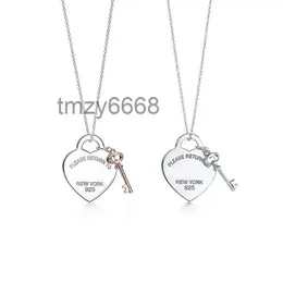 Classic Fashion High Grade Stainless Steel Necklace s Sier Love Heart Women Diy Pendant Jewellery Gift with Box ZOAG