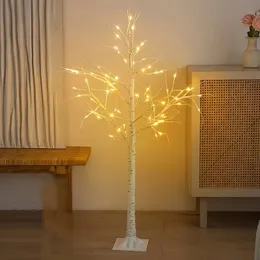 1pc 47,24 pollici/59,06 pollici USB alimentato luce simulata per albero, luce per albero di betulla, luce per decorazioni domestiche, albero paesaggistico di illuminazione per feste di Natale e Ringraziamento