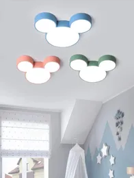 Macaron nordico Plafoniera moderna a LED per cartoni animati Camera per bambini Lampadari per illuminazione decorativa a led6409058