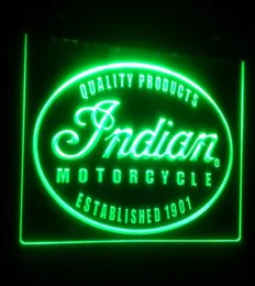 B122 Służba motocyklowa piwo bar pub LED Neon Light Sign017901701