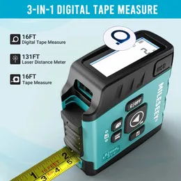 Mileseey Misuratore di distanza laser portatile Telemetro laser ad alta precisione Strumento di misurazione telemetro laser digitale trena 240111