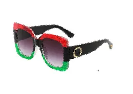 Designer zonnebril grote vierkante bril met originele letters klassieke brillen voor dames heren Sunmmer G0083