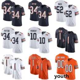 커스텀 풋볼 저지 남성 여성 청소년 시카고의 '부어' '도약 58 Roquan Smith 13 Byron Pringle 19 Equanimeous St.Brown 6 Kyler Gordon 84 Ryan Griffin 4 Eddie