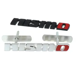 Chrome Nismo Auto Car Stickers الأمامي الشارة الشارة تصميم سيارة لنيسان تيدة تينا أفق جوك Xtrail Almera Qashqai2208071