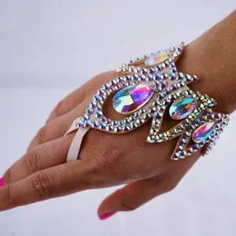 Pulseiras stonefans strass gota dedo pulseira correntes para mulheres frete grátis acessórios de luxo declaração dança do ventre cabeça jóias