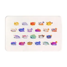 Sea Slug Day-Bright Comfortable Door Mat Rug Carpet Foot Pad Marine Life Sea Slug Nudibranch Biology Scuba Ocean Summer Cute 240111