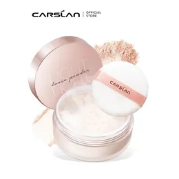 CARSLAN LIGHTEN LOOK Finish Powder Makeup Oilkontroll Vattentät långvarig matt genomskinlig ansiktsinställning Fixer 240111