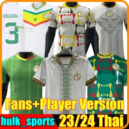 23/24 SENEGAL FTBLCULTURE SOCCER JERSEYS 2023 1 Stars National Team Mane Mendy Sarr Gueye Koulibaly Kouyate B.Dia Home Away Football Men KIDS KIT SHIRT UNIFORM