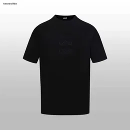 Camiseta de diseñador para hombre, ropa de marca para hombre, tops de verano, camisa de manga corta bordada a la moda para hombre, 12 de enero