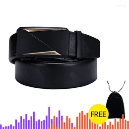 Belts Fashion Genuine Leather For Men Business Alloy Automatic Buckle Men's Gift Box Set Cinturon Hombre DiBanGu