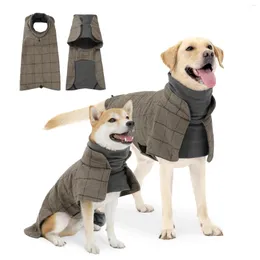 Dog Apparel Pet Cotton Clothing British Style With Suit Horse Clip To Protect Against Cold And Warm Clothes Cape Two-legged