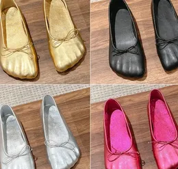 Luxur Designer Shoe Thumb Shoes Shoes Anatomic Ballerina Casual Ballet Shoes Loafers Bow Five Finger Shape at Toe Bekväm extern slitage