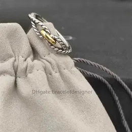 Cable Luxury in Wedding Ring Twist Designer Buckle Rings Petite Silver 925 Plated 18k Yellow Gold with Pav Diamonds Rings INAJ