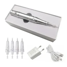 Kampanj Classic Electric Eyebrow Tattoo Pen Permanent Makeup Beauty Machine Tools Cartridge Needles Accessories 240112