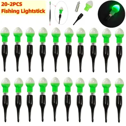 20-2st Fishing Floats Tail Light MulticColor Electronic Light With CR311 Battery Float Light Deep Sea Fiske Gear Accessory 240112