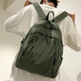 Rucksackliebhaber, großer Reise-Rucksack aus grünem Segeltuch, umweltfreundlich, für Studenten, Unisex, Schulrucksäcke, mehrere Taschen, Sweethearts Camp-Rucksack
