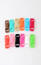 100Pcs Plastic Contoured Side Release Buckles Clasps For Paracord Bracelet Backpacks Clothes Bags Decor 29x15mm 12 Colors F11213022911