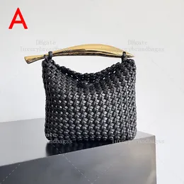 Abendtasche, Designer-Clutch, Tasche mit Tragegriff, 21 cm, Intrecciato-Leder-Einkaufstasche, 10A-Spiegelqualität, Luxus-Designer-Tasche, Sardinen-Handtasche B129V mit Box