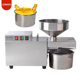 Stainless Steel Oil Press Intelligent Automatic Small Oil Extractor 110V/220V Edible Oil Processing Tool