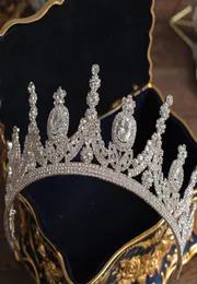 2021 Luxury Tiaras och Crowns Princess Pageant Engagement Pannband Bröllop hårtillbehör Kvällsklänning Brudsmycken2168477