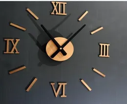 Roman Numer 3D Watch Acrylic Mirrored Digital Wall Clock for Living Room Modern Design DIY Home Decor2623896
