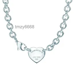 Collana a forma di croce con chiave a forma di cuore Bracciale in argento sterling 925 Gioielli da donna Festa alla moda Semplice Memorial Day Matrimonio 3V12