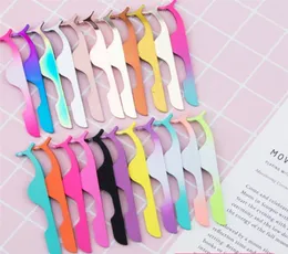 Whole Eyelash Tweezers False Eyelashes Applicator In Bulk Lash Extension Stainless Steel Lashes Makeup Tools 3050100pcs3421699