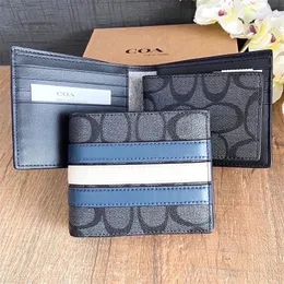 10a Designer Bag Mini Short Wallet Purse Sacoche Stripe Wallets Key Pouch Womens Mens Emed Leather Coin Purses Dhgate Package Cardholder Keychain