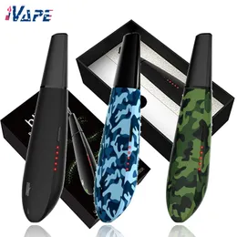 Kingtons BLK Black Mamba Vaporizer Pen Kit Built-in 1600mAh with 0.6g Filling Capacity Ceramic Heating Element Dry Herbal E-cigarette Kit