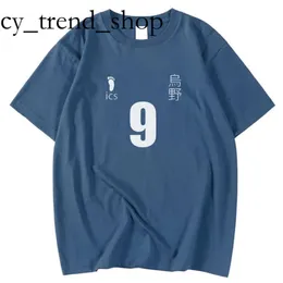 Дизайнерские мужские футболки для отдыха S-Xxxl Весенне-летняя футболка Kageyama Tobio Cartoon Haikyuu Одежда с принтом Негабаритная футболка 2021 года Мужская футболка Y0809 Puff Stone Cp 555 68