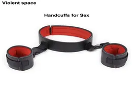 Violent space Hand cuffs Sex toys for woman couples Bdsm fetish Bondage harness Erotic toys Adult games Brinquedos sexuais4421509