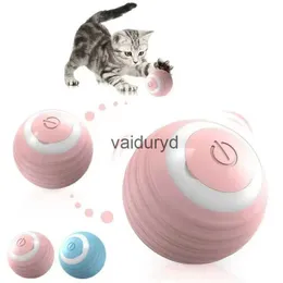 Cat Toys Automatic Rolling Smart Ball Toys Silicone Self-Moving Kitten Toys Cat Supplies Juguetes Para Gatos Remote Control Ball Vaiduryd